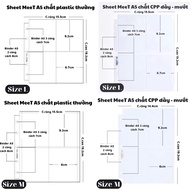 Sheet A5 MeeT YX 1-sided binder A5 2 or 3 photo cuffs
