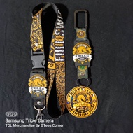 ID LACE LANYARD TAU GAMMA PHI TRISKELION TRILEG