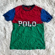 T-Shirt polo ralph Red Green Blue 1 Label Attached M