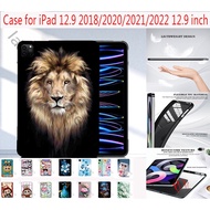 Casing for compatible iPad Pro 12.9 2018/2020/2021/2022 art-style fashionable tablet protective cove