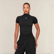 GYMSHARK V1 ความยืดหยุ่นของชุดออกกำลังกาย T เสื้อยืดลายฉลามอังกฤษ 26 ชุดโยคะและชุดออกกำลังกายสำหรับ