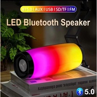 Extra Bass Bluetooth Speaker Portable LED RGB Light Wireless Speaker