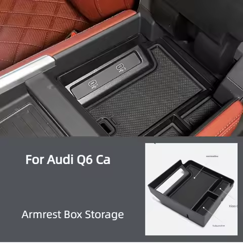 Audi Q6 box For Audi Q6 Car armrest box compartment storage box interior modification accessories