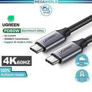 UGREEN USB C 3.1 PD 60W Type C To USBC Cable Quick Charge 4.0 4K 60Hz Smartphone Display Video Monitor Type C