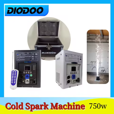 2pcs 750w Cold Spark Firework Machine Stage Effect Dmx Machine Outdoor Indoor For Events Stage Effec