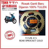 YAMAHA Y15ZR 415 BIKERS Rear Sprocket Gold Sprocket FZ150 Y15