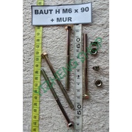 H-BOLT M6 x 90 + NUT