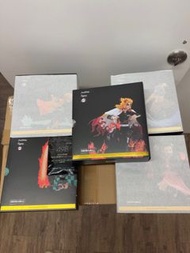 全新日版 5盒 Figma 鬼滅之刃 竈門炭治郎 #498 竈門禰豆子 #508 我妻善逸 #522 嘴平伊之助 #533 炎柱煉獄杏壽郎 #553 DX ver  (元朗西鐵/大埔中心交收）