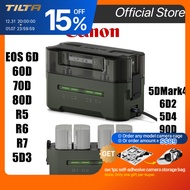TILTA LP-E6NH / E6P Camera Battery Charger Case Set 4 Channel 2400mAh Camera Battery for Canon EOS 6