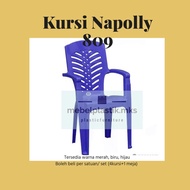 Kursi Napolly 809/ Kursi Plastik Sandar Tangan