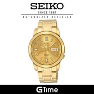 Seiko SNKK20K1 Men's Seiko 5 Automatic Man's Gold Watch Jam Emas Seiko Jam Ori Seiko SNKK
