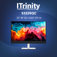 Dell S3225QC 32 Plus 4K QD-OLED Monitor เดลล์ จอมอนิเตอร์ 31.6 นิ้ว 4K OLED รับประกัน 3 ปี On-site