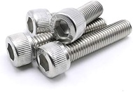 Ochoos M3 (Thread Dia. 3.0mm) A2 Stainless Steel Hexagon Socket Head Cap Screws Metric Length 35 to 