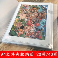 Japanese Version A4 Folder Storage Book Anime Japanese Animation Merchandise Folder Collection Folde