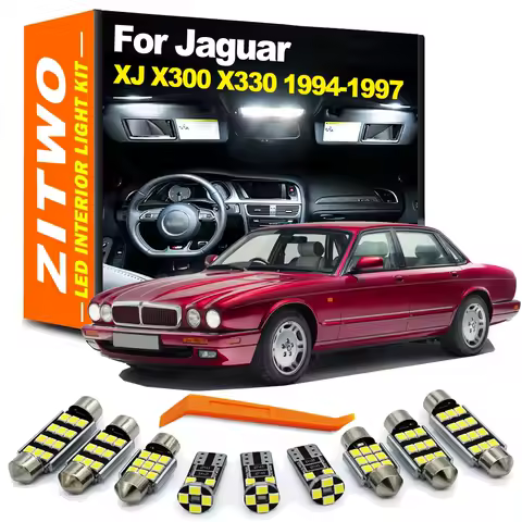 ZITWO 21Pcs Canbus LED Interior Light Kit For Jaguar XJ X300 X330 XJ6 XJ12 XJR 1994 1995 1996 1997 T