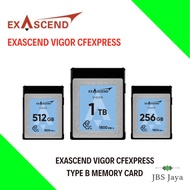 Exascend Vigor 256GB/ 512GB/ 1TB CFexpress Type B Card