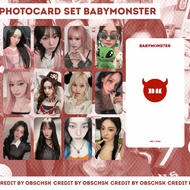 Photocard set Baby Monster Photocard Unlimited KPOP BABYMONSTER PC Ahyeon Asa Ruka Chiquita Pharita 