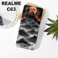 G52 - Latest REALME C63 Softcase 2024 - pro camera softcase - AESTHETIC MOUNTAIN Motif - flexible ru