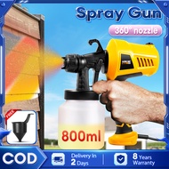 Electric Spray Paint Spray Gun Paint Sprayer Portable High Power Heavy Duty Sprayer