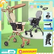 【Free Shipping】Stroller for Baby Two Way Facing Foldable Flexible Brake Lightweight With Storage Bag  Stroller Bike for Baby Stroller for kids Boy Girl
