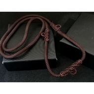 Brown 4mm Nylon String 3 hooks Amulet men's necklace!