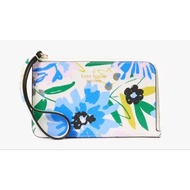 Kate Spade Lucy Festival Floral Printed Small L-Zip Wristlet/Kate Spade Wristlet