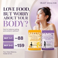 OLZZ Combo Set - Kacip Fatimah Chewable + White Kidney Bean Women Balance