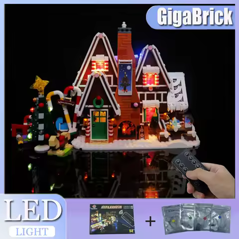Remote Control DIY LED Light Kit For LEGO 10267 Gingerbread House (Only LED Light,Without Blocks Mod