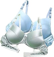 100% Mulberry Silk Bra 2PCS Smooth Double-Sided Silk Bralette Soft Cup Sleep Bra Comfort Skin-friend