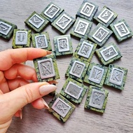 北欧符文魔法符文冥想占卜女巫礼物维京秘密符文盒子