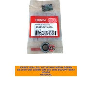 MESIN Orimoto - RUBBER SEAL FRONT ENGINE COVER SEAL CB150R CBR 250 RR CRF 250 WIN SCOOPY BEAT AHM 90