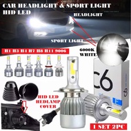 Car Headlamp Led Headlight Fog Lamp Led Sport Light Led Bulb H4 H3 H1 H7 H11 Motorcycle Lampu Kereta