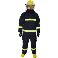 【European Standard EN 469 Aramid Fireman Flame Retardant Fire Fighting Clothing Firefighter Suit ☻☈