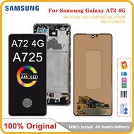 6.7"; Original Super AMOLED For Samsung Galaxy A72 4G A725 LCD Display Touch Screen Digitizer Assemb