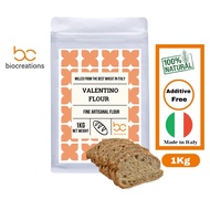 [Biocreations] Italian Valentino  Flour - Protein Content: 15.4% (for Long Leavening Bread and Preferments ) - 1kg