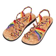 女士手工編織平繩涼鞋 Explore Pride Rope Sandals