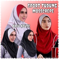 SPORT HIJAB PIPING 2 TONE PLAIN (TUDUNG SPORT PIPING 2 TONE KOSONG)