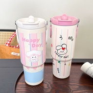 Tumbler 900ML Stainless Steel Tumbler Drinking Bottle 900ml Heat and Cold Resistant Stainless Steel 