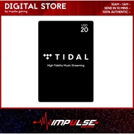 [10 MINS DELIVERY] Tidal Music (US) USD20