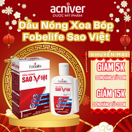 Dầu Nóng Sao Việt Fobelife Xoa Bóp Bong Gân Đau Nhức Xương Khớp - Chai 100ml