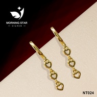 ( SPECIAL) DN015 Silver COATED Gold Clip Genuine 92.5% Sterling Silver Fashion Women Earrings