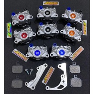 THAILAND NEW PRODUCT NMAX OLD SET FRONT REAR CALIPER + BRACKET 81 formula racing part 8.1 FRONT REAR