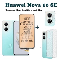 Ceramic Soft Film for Huawei Nova 10 SE 9 SE Y61 Y90 Y70 Plus 5T P50 P40 P30 Pro Matte Tempered Glass Screen Protector