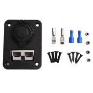 Flush 12-6AWG 600V Black And Gray For Anderson Plug UL94-V0 12-24 Volts.