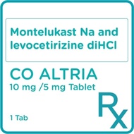 CO ALTRIA Montelukast Na Levocetirizine diHCl 10 mg/5 mg 1 Tablet [PRESCRIPTION REQUIRED]