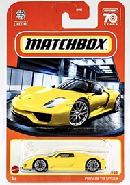 Matchbox Porsche 918 Spyder 77/100 (Yellow)