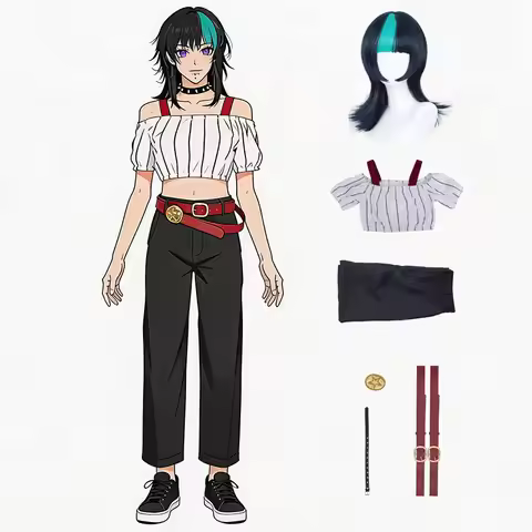 Jujutsu JJK Anime Kirara Hoshi Cosplay Costume The Culling Game Clothing Wig Accessories Adult Hallo
