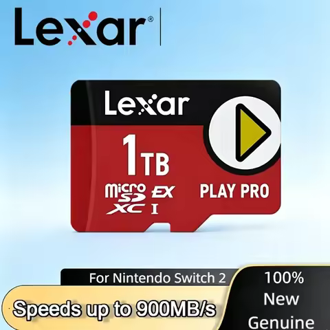 Lexar Memory Cards for Game Consoles Up To 900MB/s 1TB/512GB/256GB,4K Video,Lexar Play PRO MicroSD E