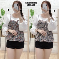 PREMIUM IMPORTED WOMEN'S TOP, LONG-SLEEVED TWILL BLOUSE, LATEST 41757