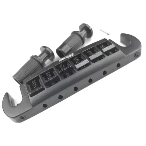 Wilkinson 52mm String Spacing Adjustable Pigtail Wraparound Bridge for Gibson/Epiphone Les Paul LP E